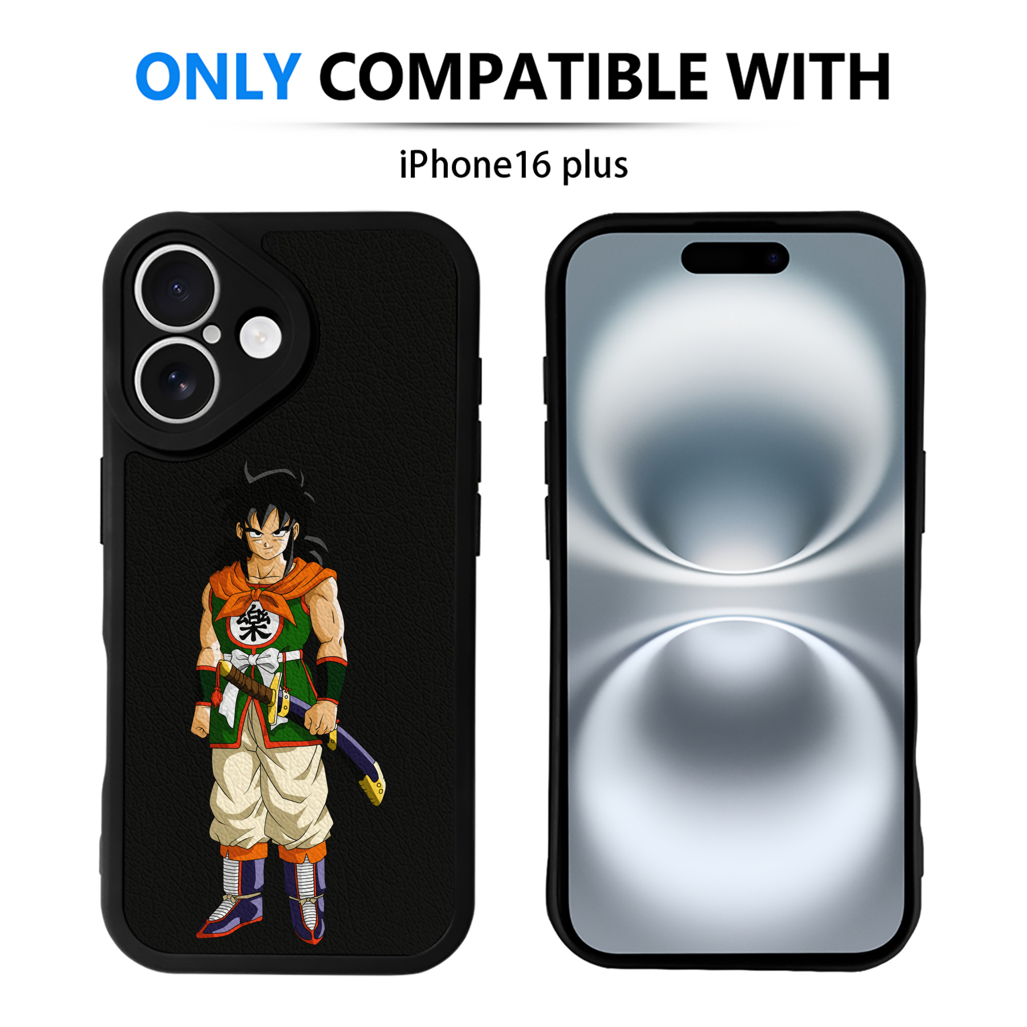 （画像用） ドラゴンボール ヤムチャ DRAGON BALL Yamcha 【iPhone 16シリーズ対応】シリコンスマホケース（レザー調） 材質：シリコン